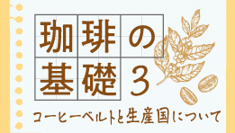 珈琲の基礎（コーヒーベルトと生産国） 