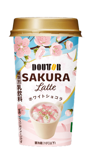 DOUTOR　桜ラテ ホワイトショコラ