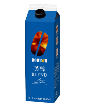紙パック　ドトール　芳醇ブレンドアイスコーヒー（無糖）