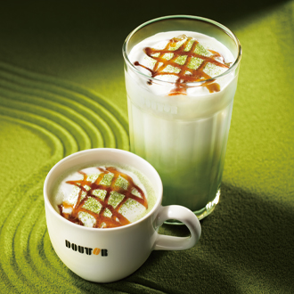 抹茶キャラメルラテ