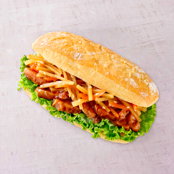 チャバッタサンド　てりやきチキンときんぴらごぼう