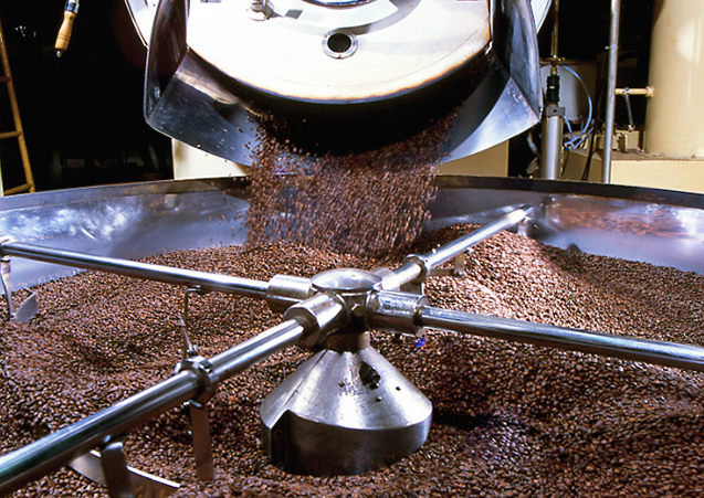 コーヒーの焙煎と加工や粉砕の種類