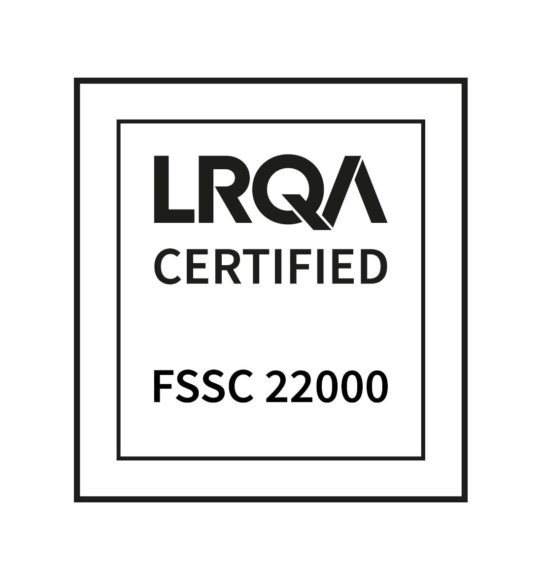LRQA CERTIFIED FSSC 22000