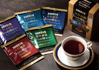 ドトール世界厳選5つの味わいドリップ
