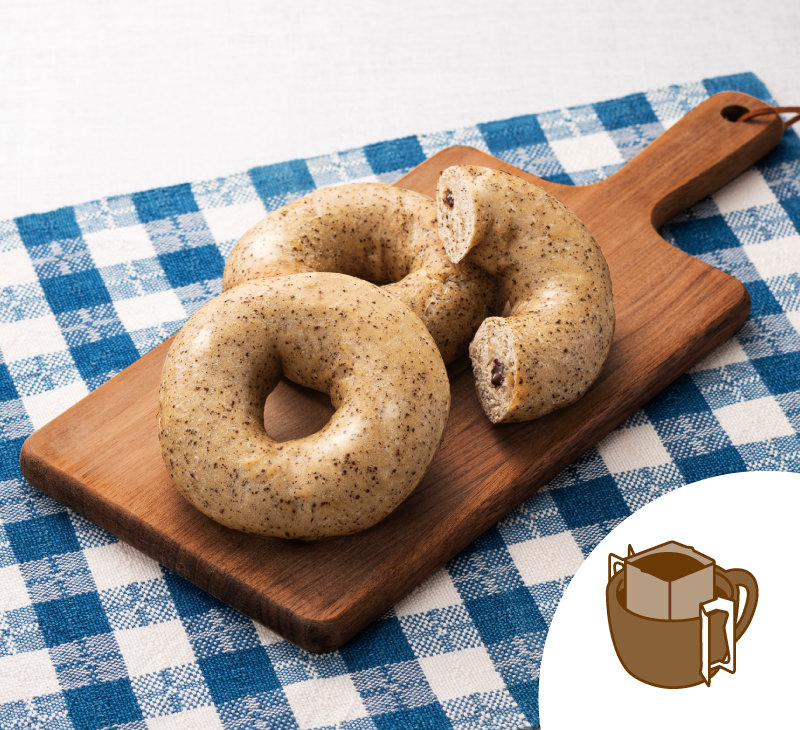 やさしく香るコーヒーベーグル