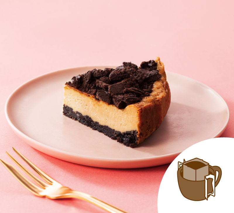 コーヒーづくしのチーズケーキ