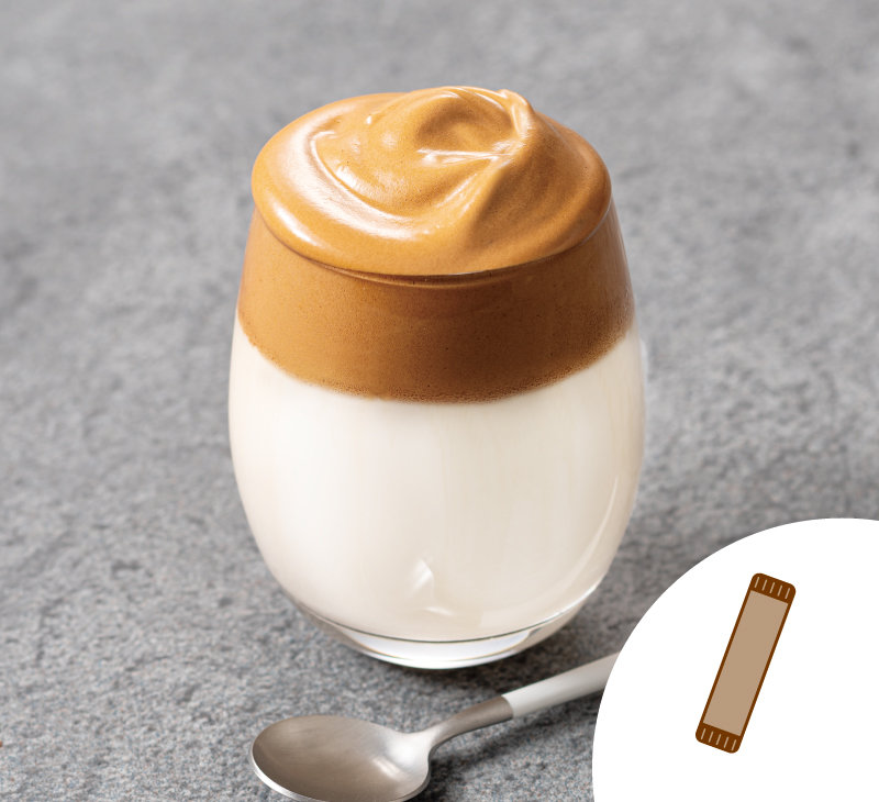 ふんわりもこもこ！ ダルゴナコーヒー