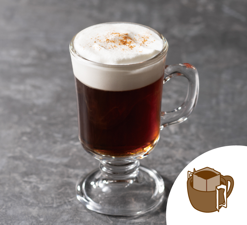 大人のホットカクテルアイリッシュコーヒー