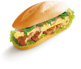 期間限定ミラノサンドジンジャー照り焼きチキン