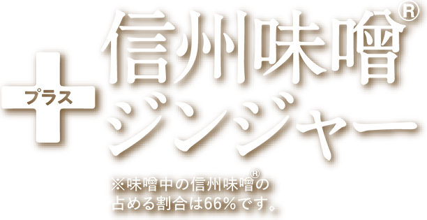 プラス 信州味噌ジンジャー