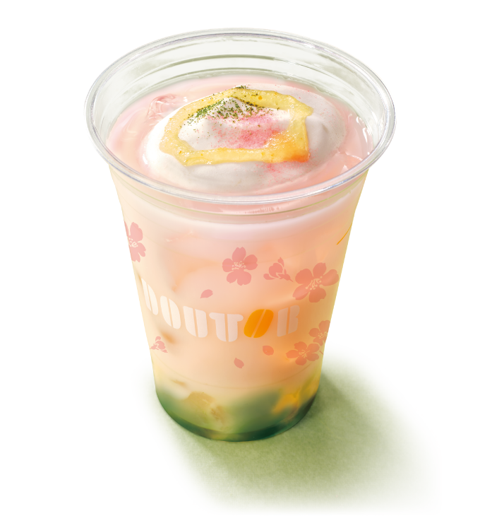 ゆず香る抹茶わらびもちオレ〜桜〜