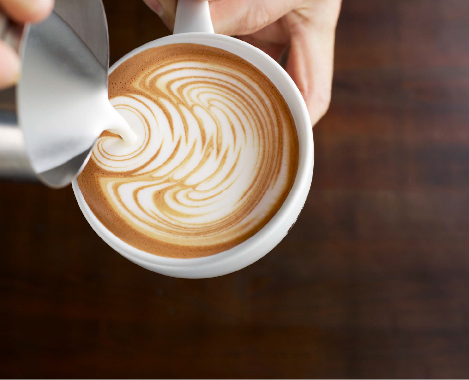 カフェラテのおいしさの秘密