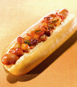 トマトと豆のサルサドック