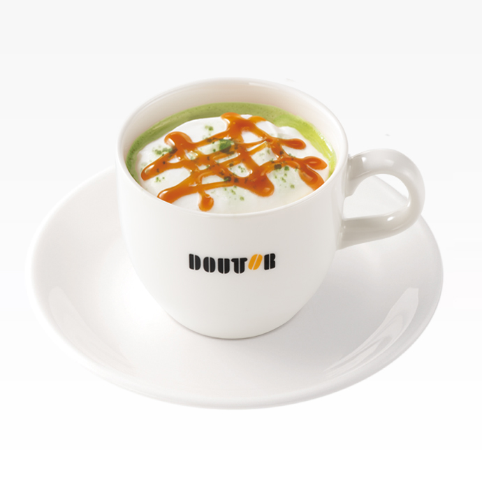 抹茶キャラメルラテ
