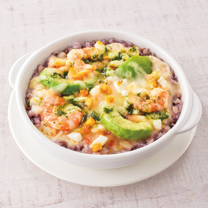 大葉香る 海老とアボカドの明太子ドリア