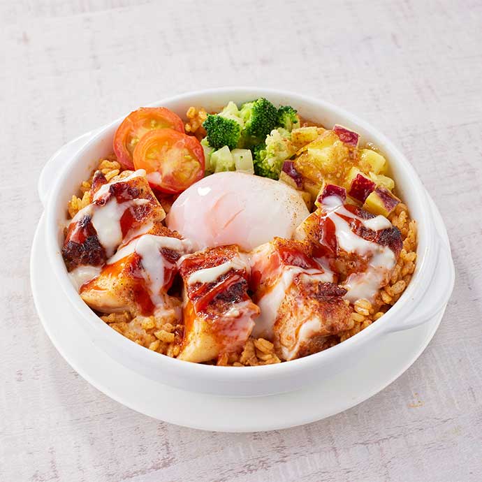 スパイシーチキンのジャンバラヤ